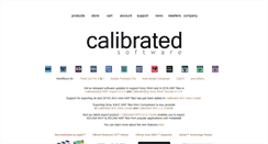 Desktop Screenshot of calibratedsoftware.com