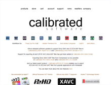 Tablet Screenshot of calibratedsoftware.com